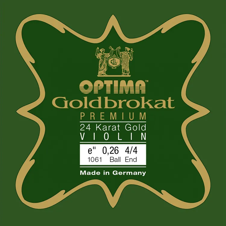 Goldbrokat Premium 24 K Gold Violin Single E Medium / 4/4 / 1061